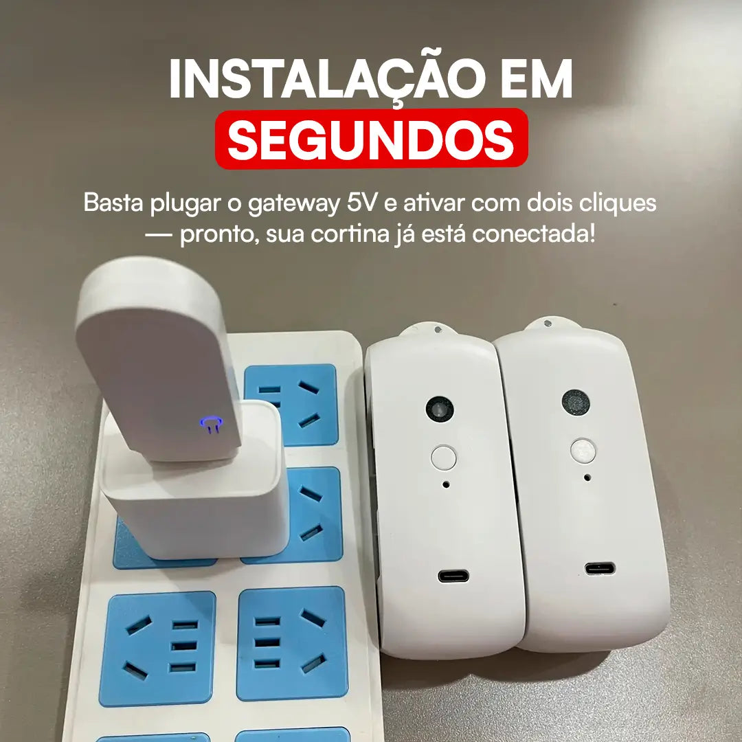 [LEVE 2 PAGUE 1] Robô Inteligente Automático de Cortina | ÚLTIMAS UNIDADES