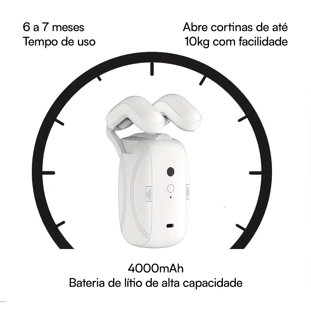 [LEVE 2 PAGUE 1] Robô Inteligente Automático de Cortina | ÚLTIMAS UNIDADES