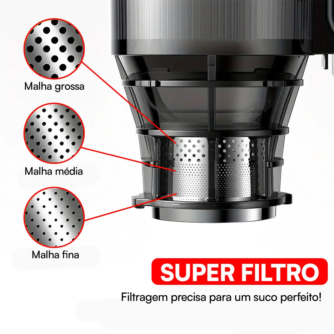 [LEVE, PAGUE 1] Espremedor de Mastigação Lenta Profissional | Somente Hoje!
