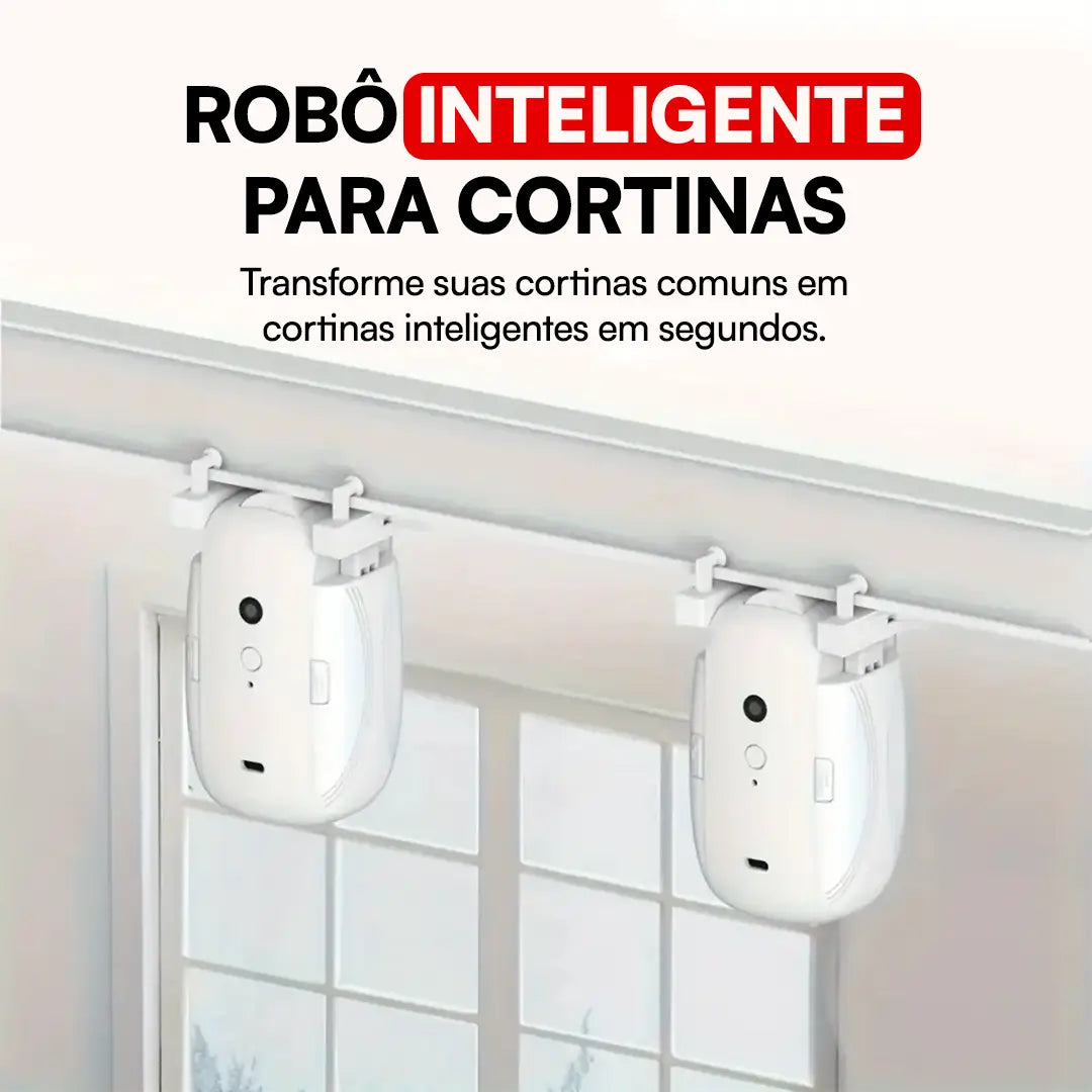 [LEVE 2 PAGUE 1] Robô Inteligente Automático de Cortina | ÚLTIMAS UNIDADES