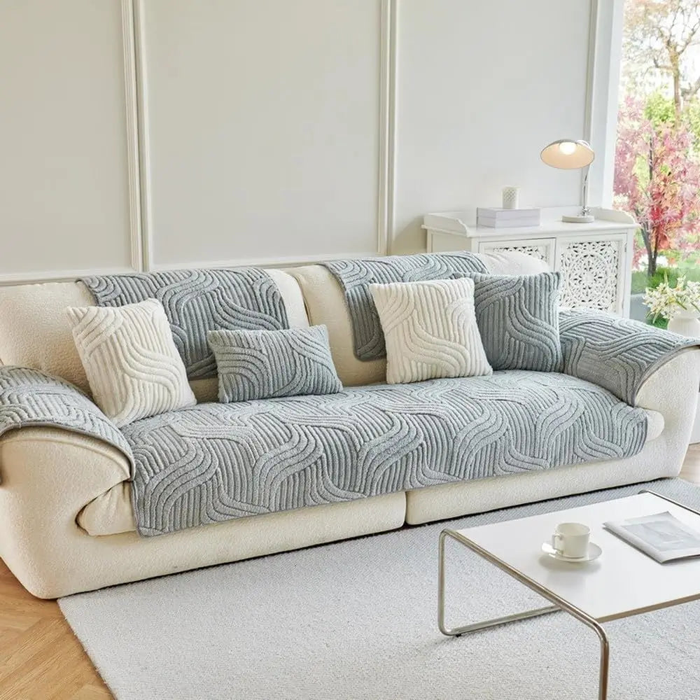 [LEVE 2 PAGUE 1] Capa Universal Comfort Premium para Sofá + BRINDE: Almofadas Comfort