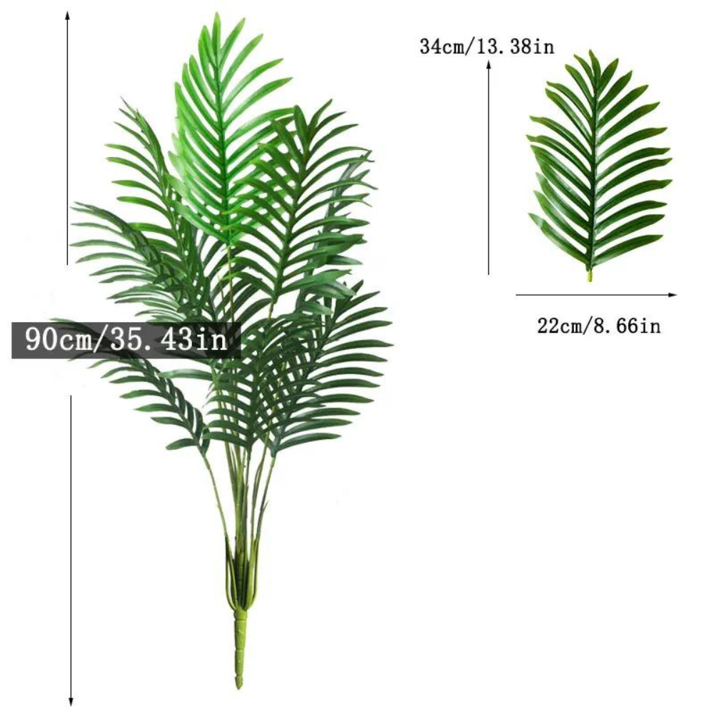 Planta Artificial de Palmeira para Decoração