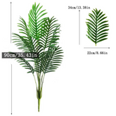 Planta Artificial de Palmeira para Decoração