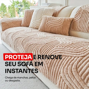 [LEVE 2 PAGUE 1] Capa Universal Comfort Premium para Sofá + BRINDE: Almofadas Comfort