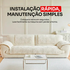 [LEVE 2 PAGUE 1] Capa Comfort Universal Premium para Sofá + BRINDE: Almofadas Comfort