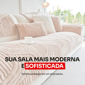 [LEVE 2 PAGUE 1] Capa Comfort Universal Premium para Sofá + BRINDE: Almofadas Comfort