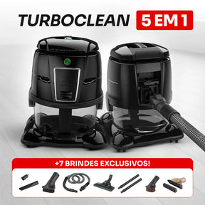 Extratora TurboClean 5 em 1 - A Mais Potente + BRINDES: 7 Ponteiras Premium | ÚLTIMAS UNIDADES!